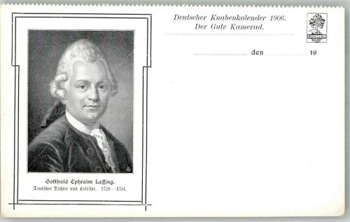 Deutscher Knabenkalender 1906 Der gute Kamerad Gotthold Ephraim Lessing