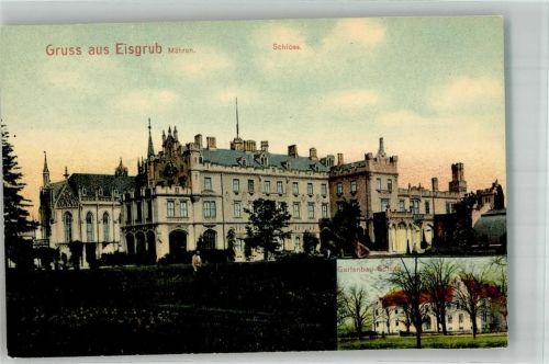 Eisgrub 1907 Schloss Gartenbau-Schule
