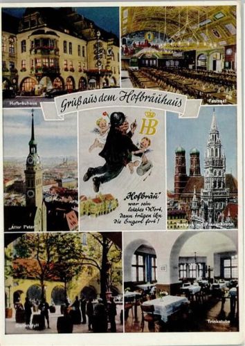 München Hofbräuhaus Mehrfachaufnahme Frauenkirche Alter Peter