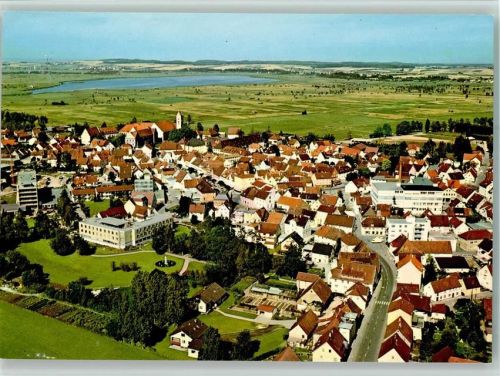 Bad Buchau Luftaufnahme Federsee