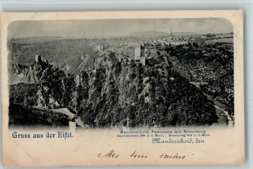 Manderscheid Panorama mit Mosenberg