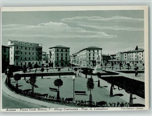 52100 Arezzo - Piazza Guido Monaco Albergo Continentale Propr. G. Comanducci