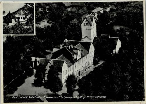 Bad Soden-Salmünster Luftaufnahme Badehaus Pacifikussprudel