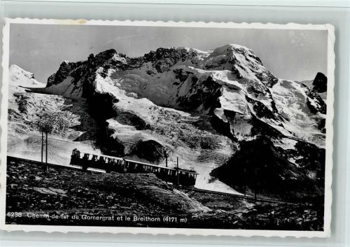 Gornergrat Chemin de fer du Gornergrat et le Breithorn