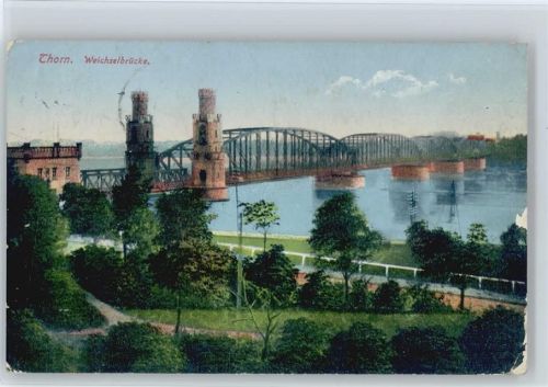 Stadt Thorn / Torun - Weichselbrücke