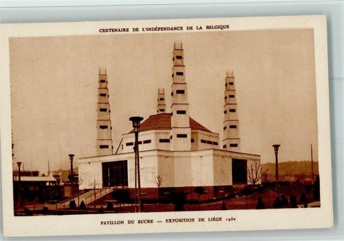 Pavillon du Sucre 1930, offiz. AK