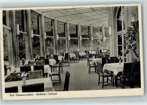 Bad Hermannsborn Kurhaus Terrasse Innenaufnahme