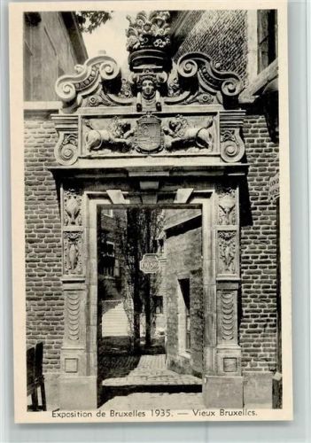 Exposition 1935 - Vieux Bruxelles - Porte des Poissonniers
