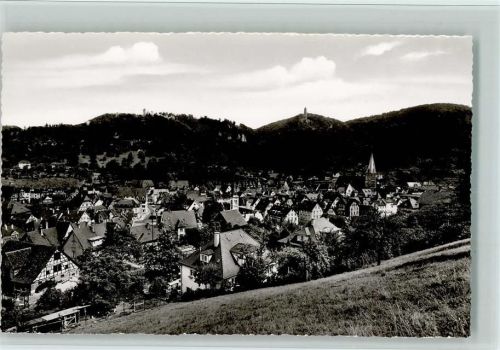 Geislingen Blick von der oberen Bergstraße