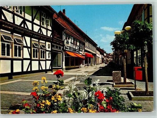 Herzberg Fussgängerzone Hauptstrasse Fachwerkhäuser