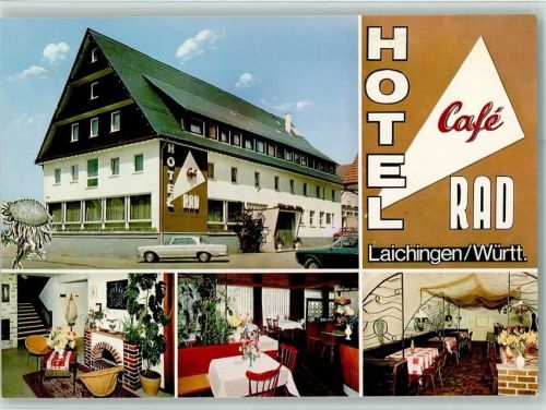 Laichingen Hotel Café Rad Innenaufnahmen 4-Bildaufnahme