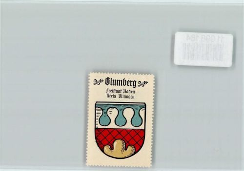 Blumberg Vignette Wappen Kaffee Hag ca 1920-1940
