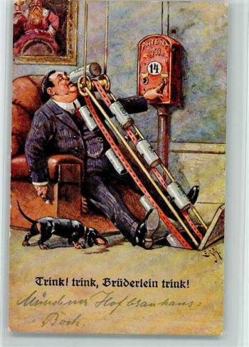 1933 Zukunftmaschine - Humor AK