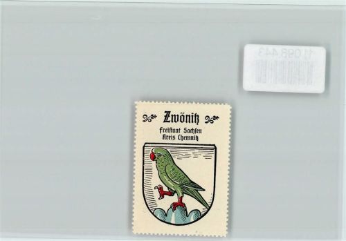 Zwönitz Vignette Wappen Kaffee Hag ca 1920-1940