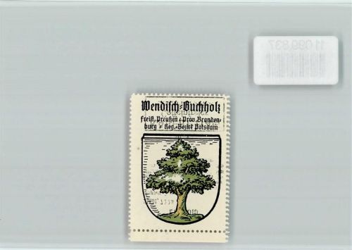 Märkisch Buchholz Vignette Wappen Kaffee Hag ca 1920-1940