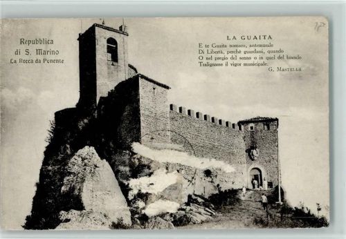San Marino La Rocca da Ponente La Guaita G. Mastella