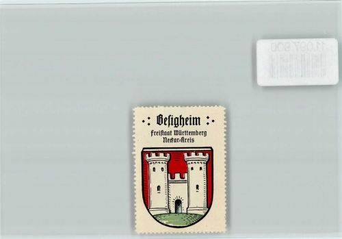 Besigheim Vignette Wappen Kaffee Hag ca 1920-1940