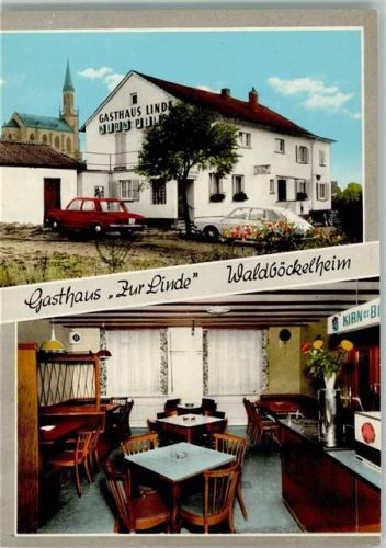 Waldböckelheim Gasthaus Zur Linde Innenaufnahmen Gastraum 2-Bildaufnahme