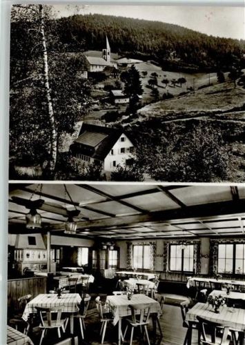 St. Roman Gasthaus Pension zum Adler Innenaufnahme Gastraum 2-Bildaufnahme