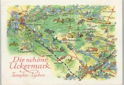 Brandenburg Uckermark - 1972 AK Verlag VEB D 102