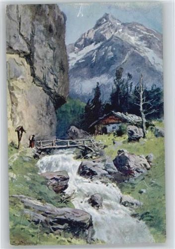 Serie alpen IV - Gebirgsbach