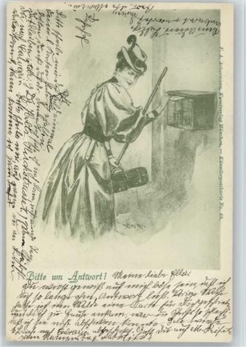 Künstler sign Henri - 1897 Ackermann Verlag Nr. 69 AK