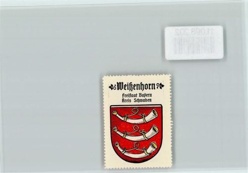 Weißenhorn Vignette Wappen Kaffee Hag ca 1920-1940