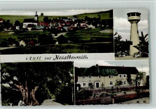 Neualbenreuth Gesamtansicht Turm Ortsansichten 4-Bildaufnahme