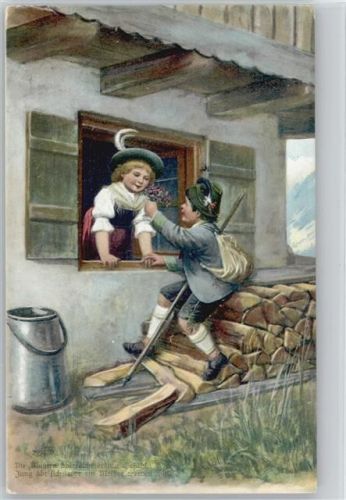 1900 AK Kinder Poesie