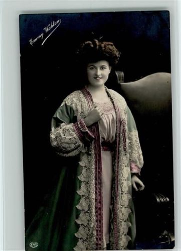 1909 Emmy Wehlon Sängerin Foto AK