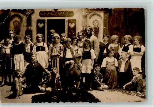 1930 Kindertheater Foto AK