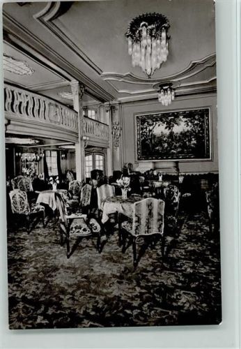 New York - Halle 1. Klasse Innenansicht - Hamburg-Amerika-Linie