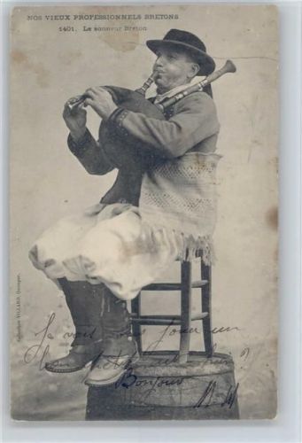 Collection Villard Nr. 1401 - Dudelsack Spieler - Bretons