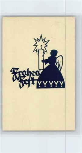 - Engel mit Kerze - Frohes Fest - 1936 AK