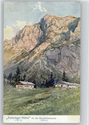 Berghütten - Tutzinger Hütte und Hüttenstempel -