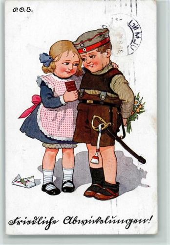 1916 sign P.O.E. Schokolade - Kinderpoesie