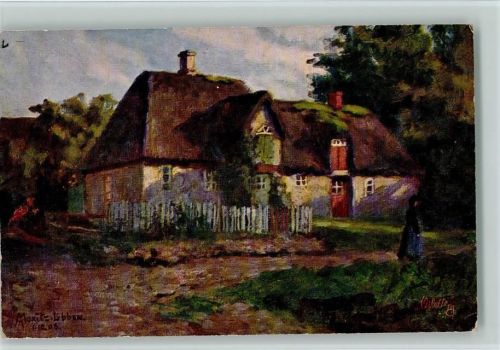 Tucks Oilette Serie Friesische Bauernhäuser Nr. 817 sign Moritz-Lübbe