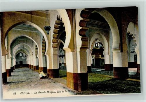 1920 Nr. 23 La Grande Mosquée , rue de la Marine
