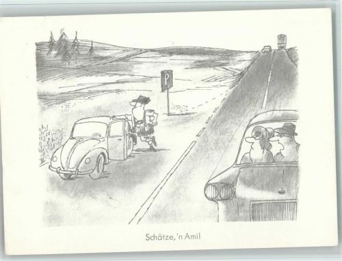 Humor aus der Serie Spaß am VW - Schätze ein Ami