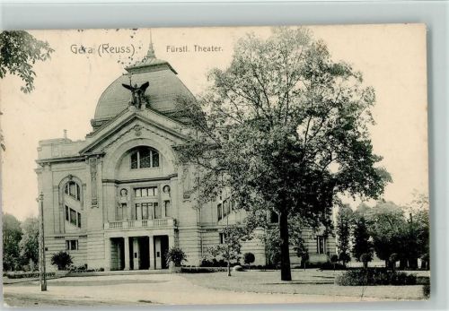 Gera Fürstl. Theater 1910 AK