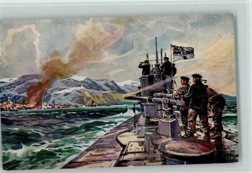 U Boot im Eismeer - Beschießung von Alexandrowsk , Marine