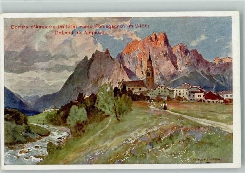 Cortina D Ampezzo verso Pomagagnon, Dolomiten , Berge