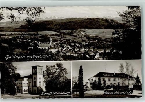 Gailingen Schloß Rheinburg Haus Alpenblick