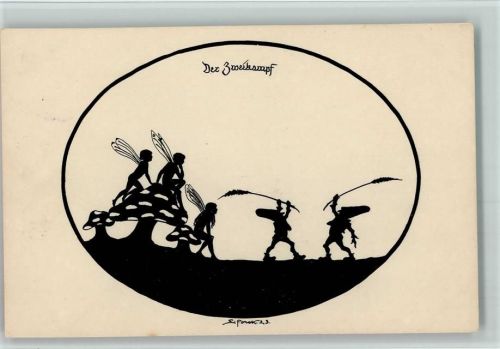 Serie Reihe XXV aus Gnomen und Elfenreich Nr. III - Der Zweikampf AK
