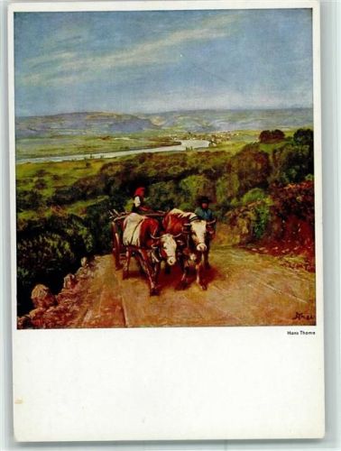 Am Oberrhein - Hanfstaengl Künstlerpostkarte Nr. 263 AK