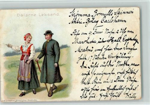 1899 Schweden - Dalarne, Leksand
