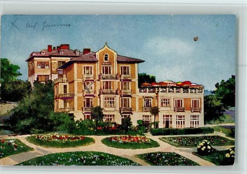 Opatija 1934 Hotel Pensione Wrus AK