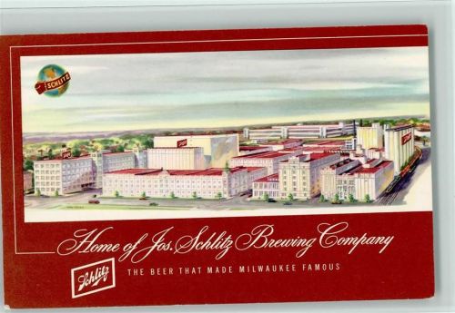 1963 Home of Jos. Schlitz Brewing Company USA