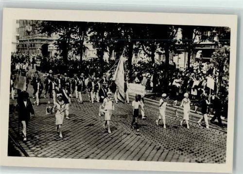 Wien 1928 - X. Dt. Sängerbundesfest - Festzug "San Francisko " Foto AK