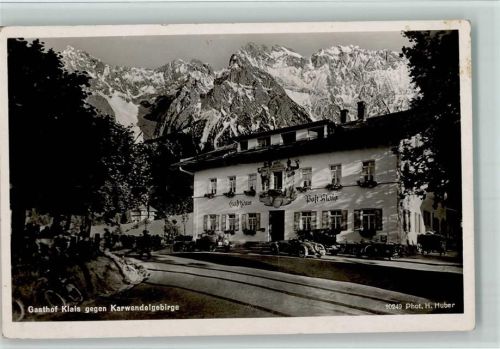 Klais Gasthof Post Klais - Deutsche Heimatbilder Huber Nr. 10249 AK